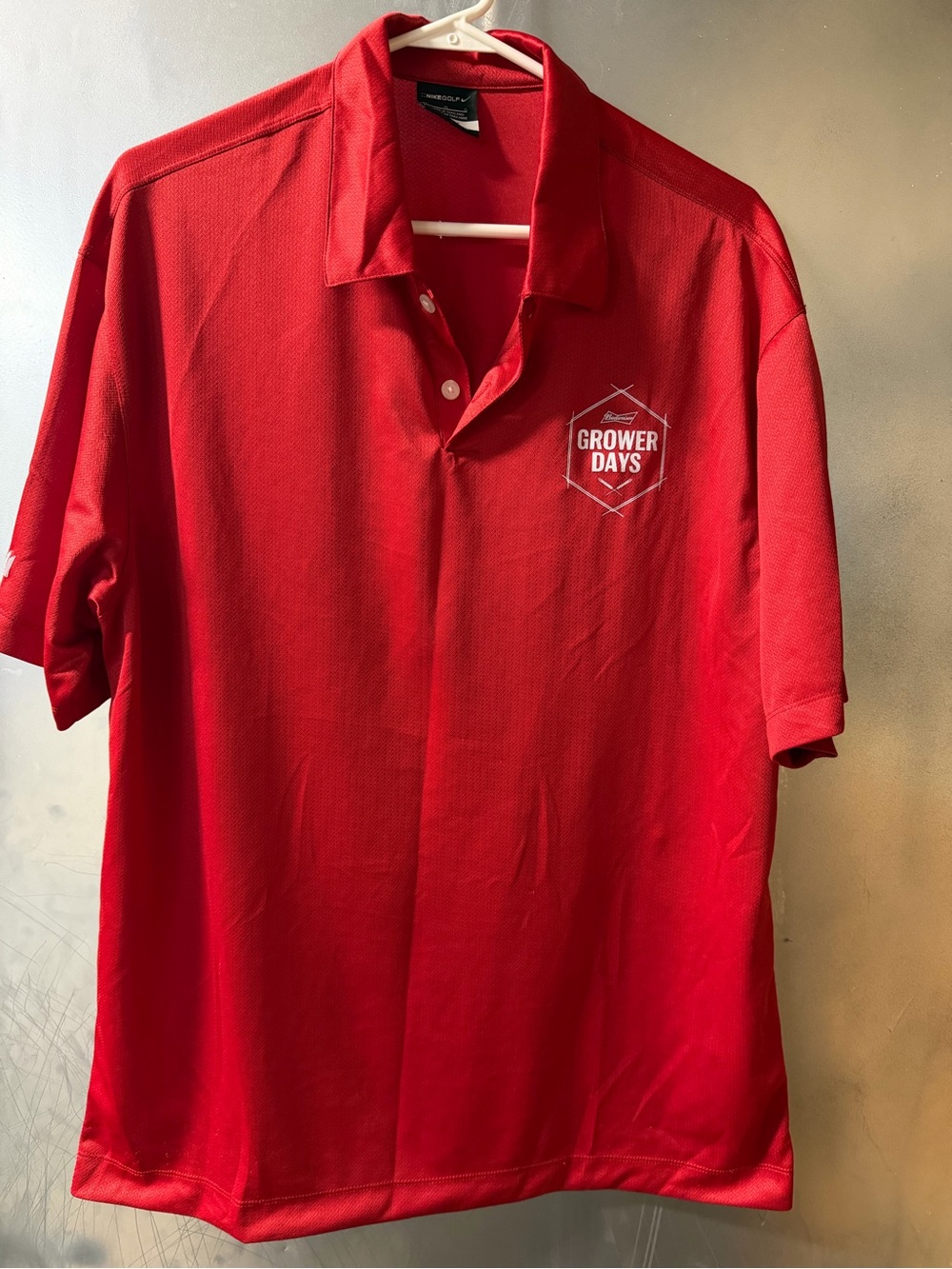 Nike Red Grower Days Polo Shirt